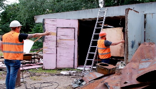 Демонтаж гаражей в Выксе, цена от 1786 руб. – услуги под ключ от 2Землекопа-Вкс
